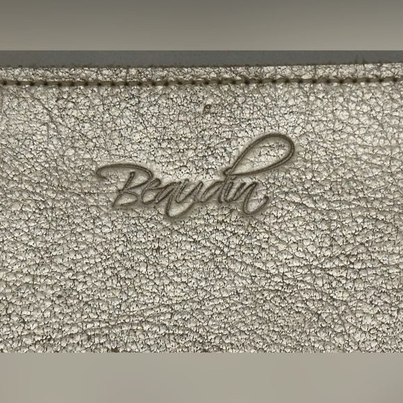 Beaudin | Gold and Brown Cowhide Clutch - Picture 5 of 6